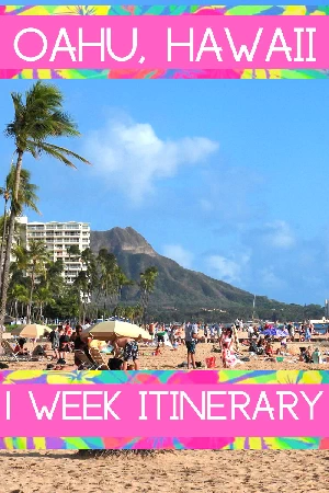 Oahu 1 Week Itinerary