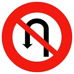 No U-Turn sign