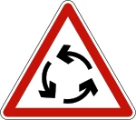 Roundabout Ahead sign