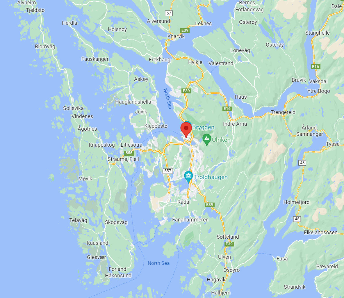 Bergen Map