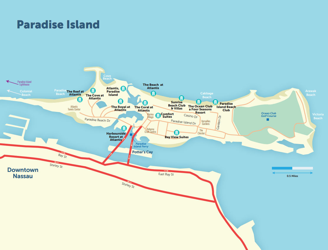 Paradise Island Map