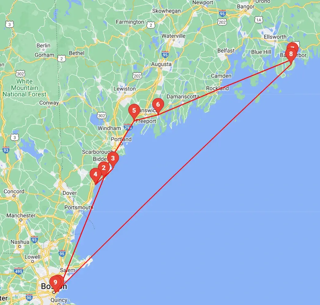 Maine Coastline Road Trip Exploration - Discovering Natural Beauty and Coastal Delights