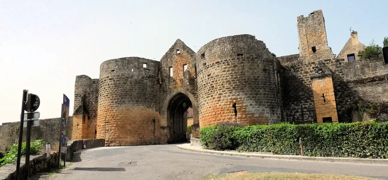 Visiting Domme, France