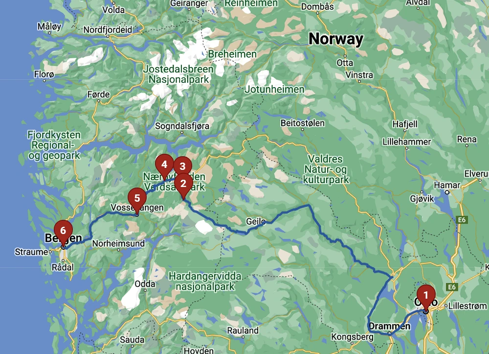 A description and images from our Trip on the Norway in a Nutshell Tour
