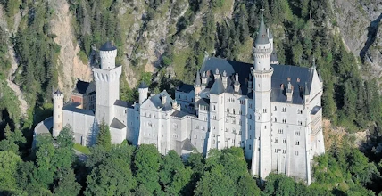 Neuschwanstein from MarienbrĂĽcke