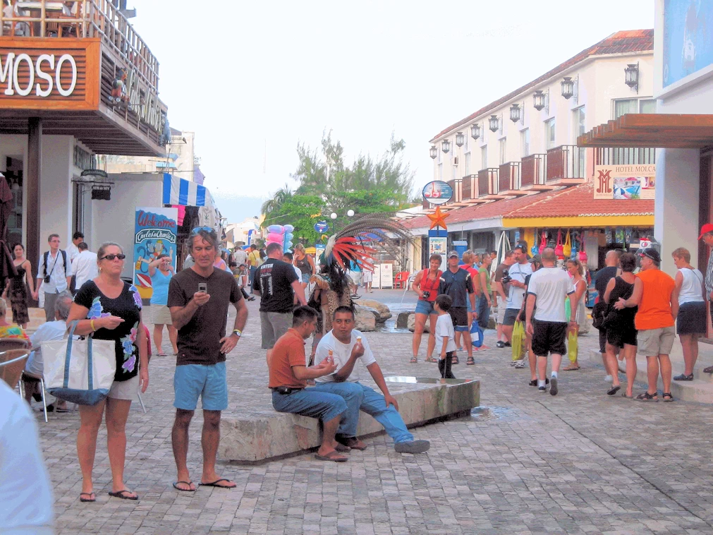 Waiting for the Tour Bus to Tulum