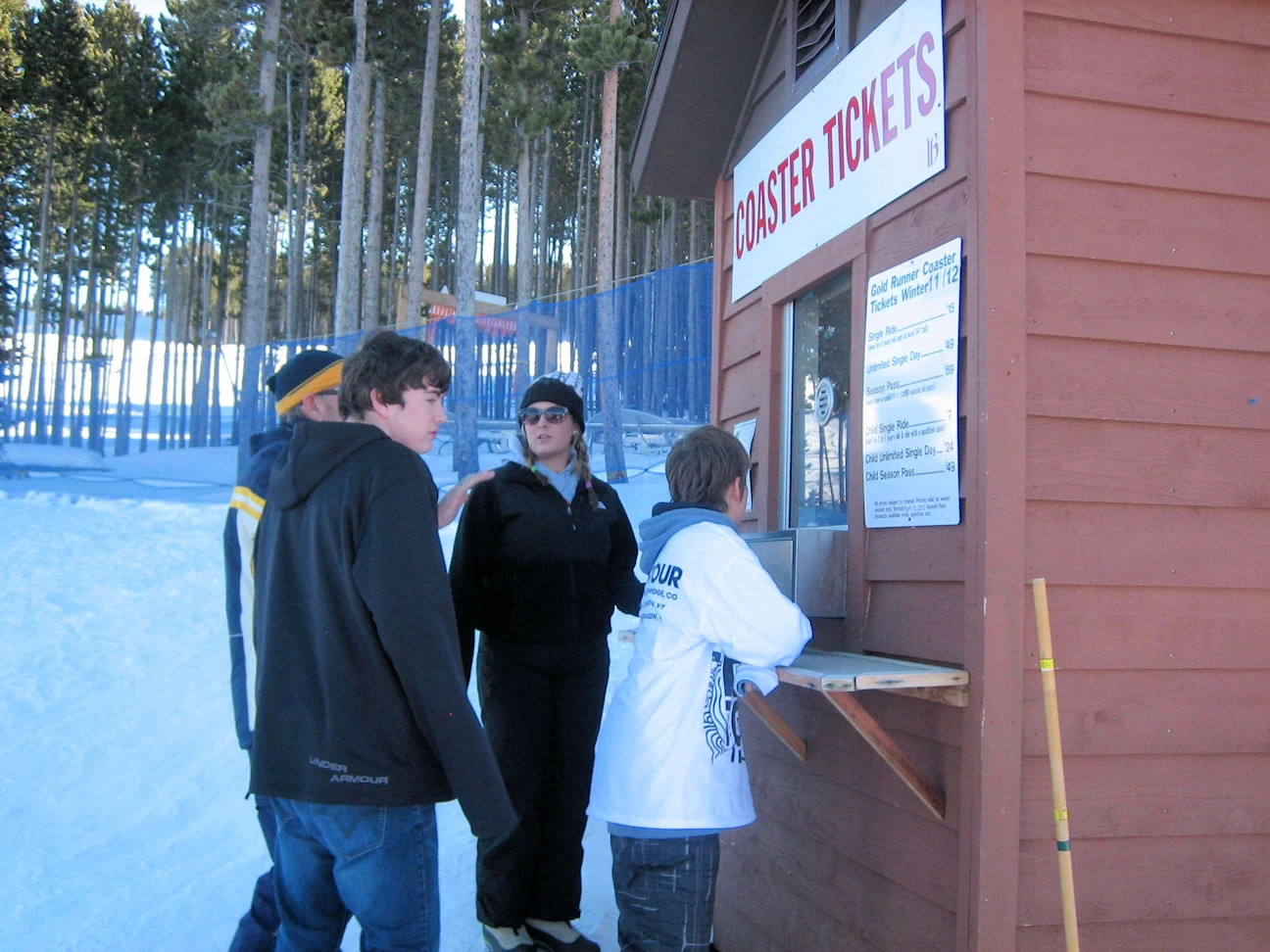 Gold Runner Alpine Coaster Ticket Booth
