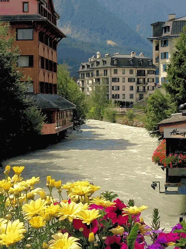 River Arve Channel in Chamonix
