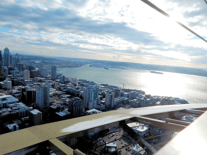 View of Seattle from top of Space Needle