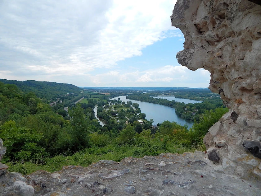 Looking North from Château Gaillard