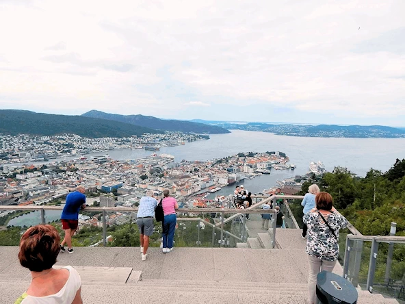 View of Bergen from Mount Fløyen