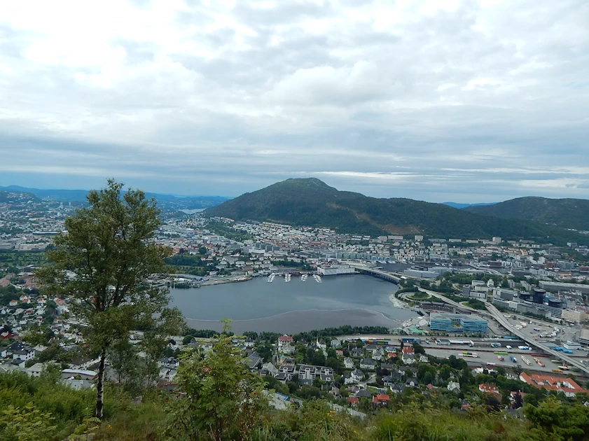 View of Bergen from Mount Fløyen