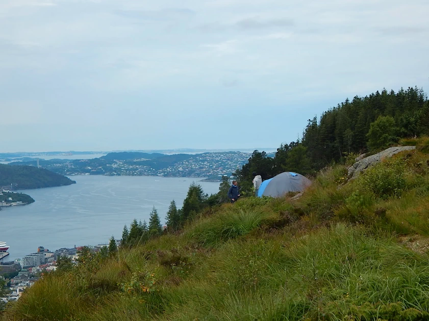 Bergen below Mount Fløyen