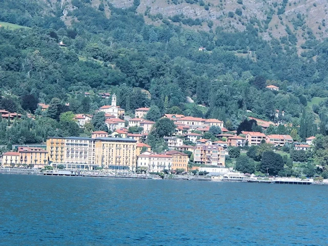 Approaching Bellagio Docks
