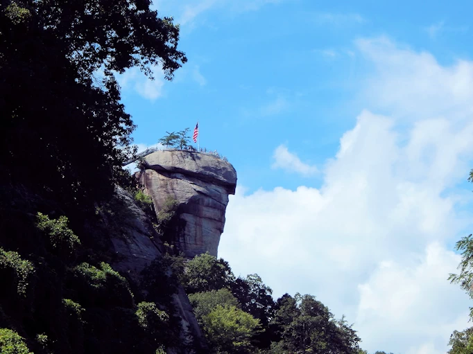 Chimney Rock View from Parking Lot