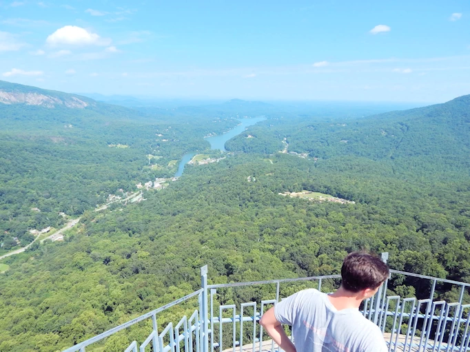 Chimney Rock View of Lake Lure