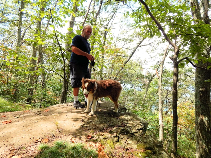 Headed up the Trail