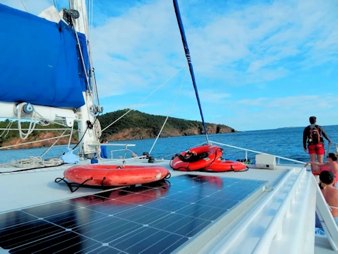 Catamaran Bow Area