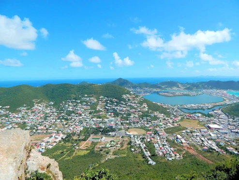 View of Saint Maarten from Zipline Area