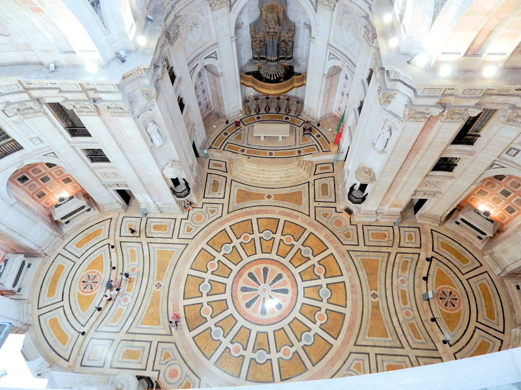 Pantheon First Floor from Above