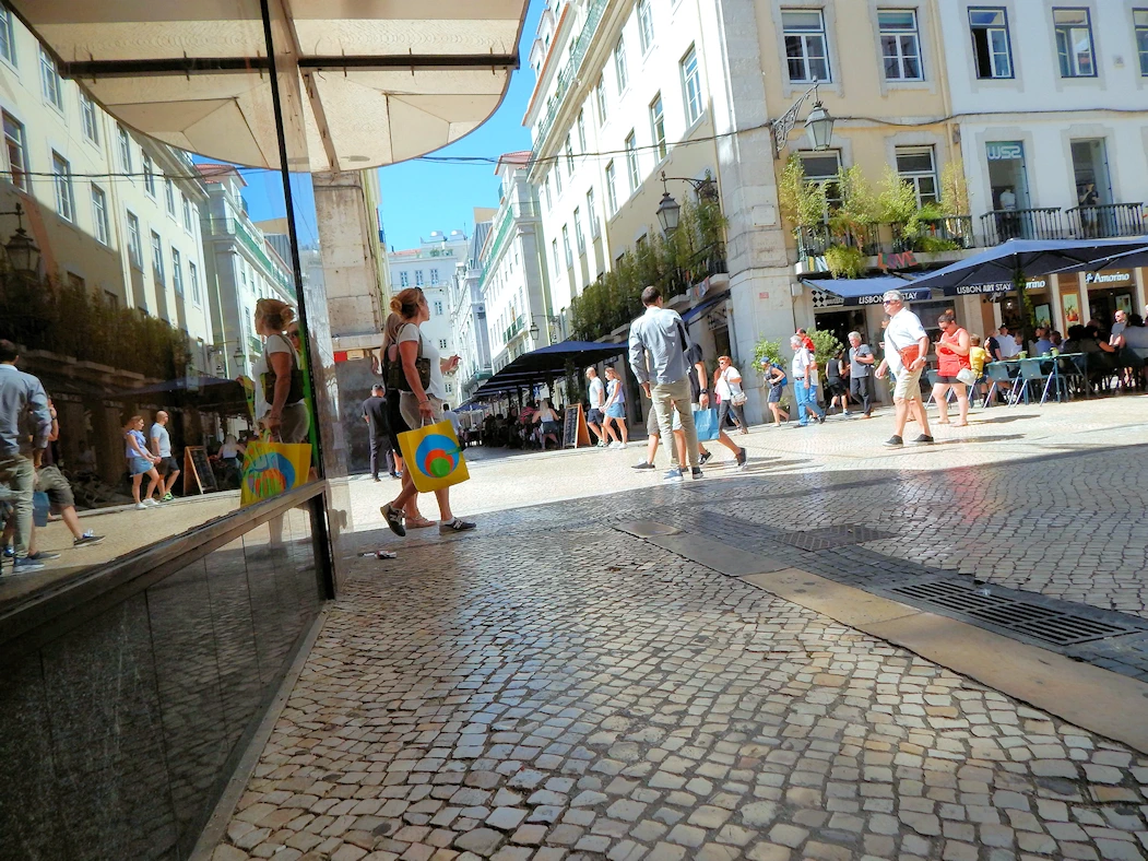Exploring the Shopping Area