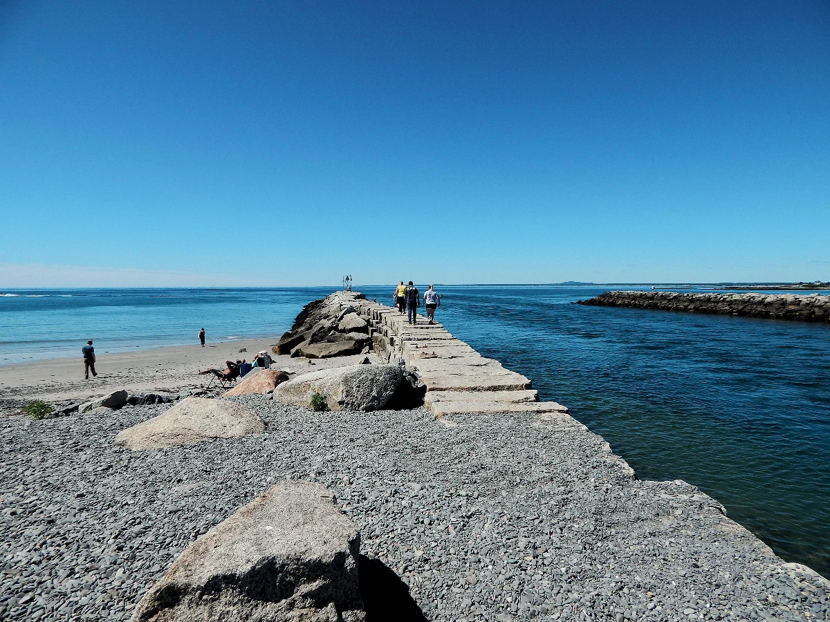 Where the Beach meets the Atlantic Ocean