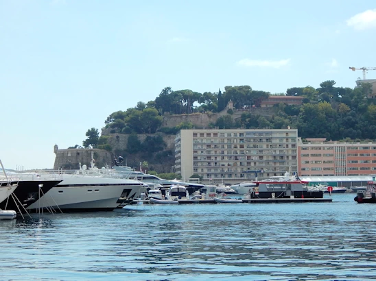 Looking West in the Monaco Harbor