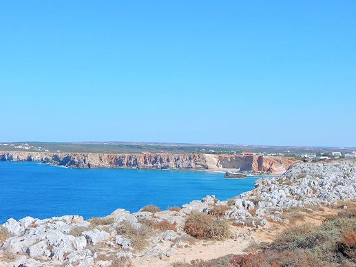 View of Praia do Beliche from Fortress