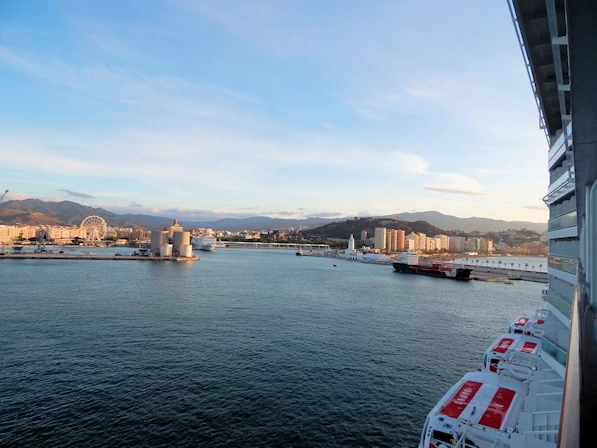 Entering Malaga Harbor