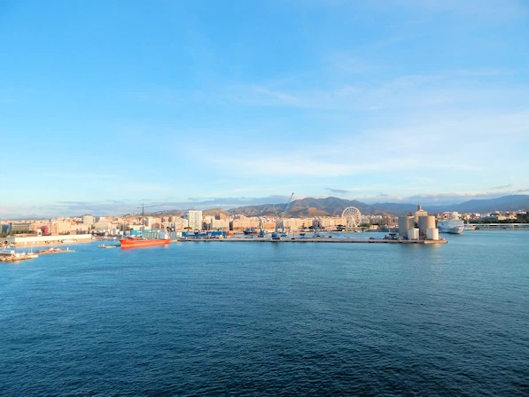 Entering Malaga Harbor