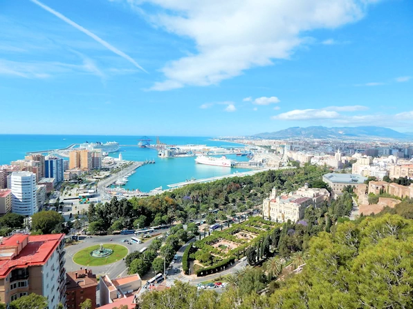 Norwegian Epic from the Gibralfaro Path