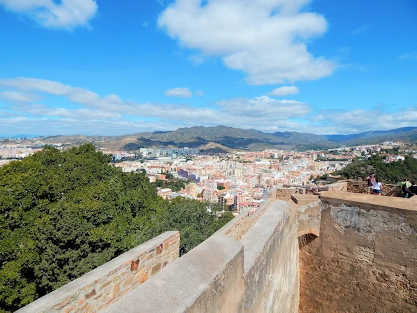 Gibralfaro Castle looking West