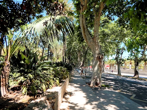 Western-end of Parque de Malaga