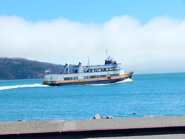 Bonita Point: Sausalito Ferry headed to San Francisco