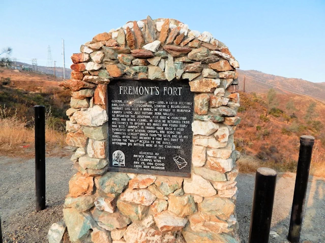Colonel Fremont Marker on Black Mountain