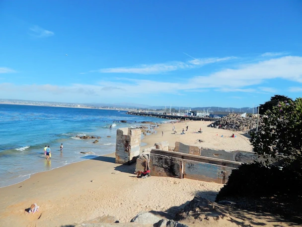Monterey Visit: View North of San Carlos Beach Area