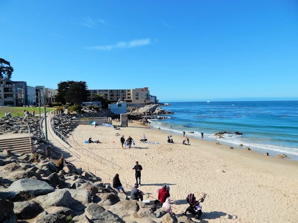 Monterey Visit: View South of San Carlos Beach Area