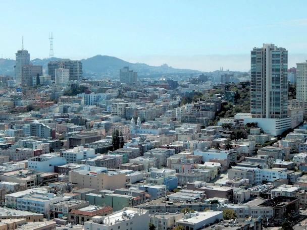 San Francisco: Looking South to Chinatown
