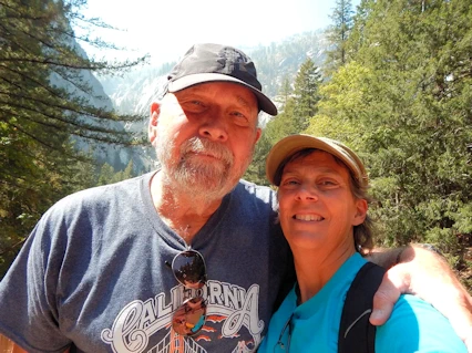 Yosemite National Park: Selfie at the Vernal Fall Footbridge