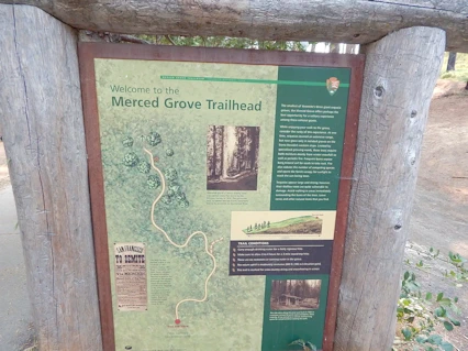 Yosemite National Park: Merced Trailhead Marker