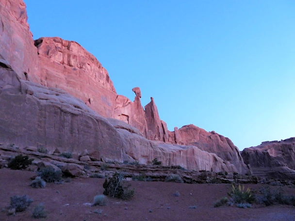 Arches National Park: Park Avenue area at Sunrise