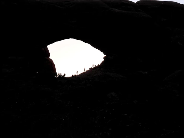 Arches National Park: North Window Arch at Sunrise