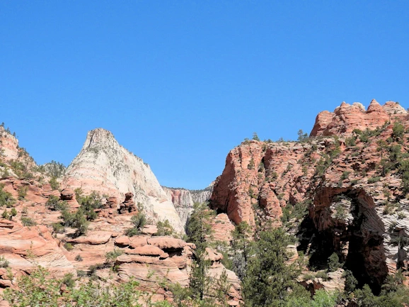 Zion National Park: Rock Formations on Mt. Carmel Highway