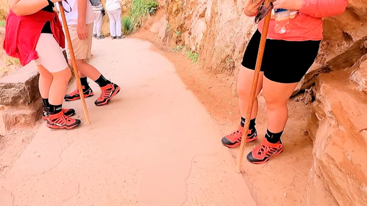 Zion National Park: Everyone Wore their River Shoes