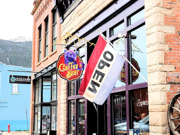 Telluride, CO: The Coffee Bear Entrance Silverton, CO