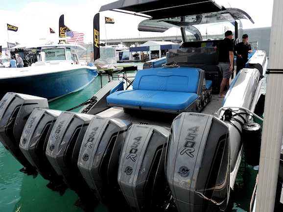 A description and images from the 2022 Miami Boat Show