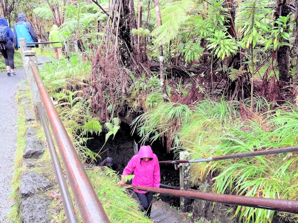 Exiting the Lava Tube