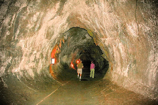 Mid-Point in the Lava Tube