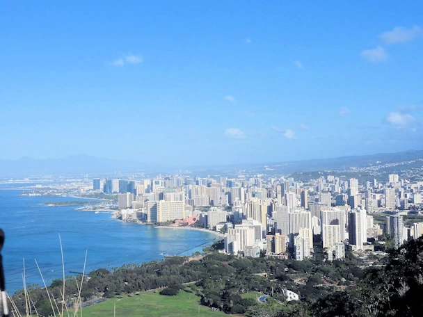 Honolulu from top of Diamond Head