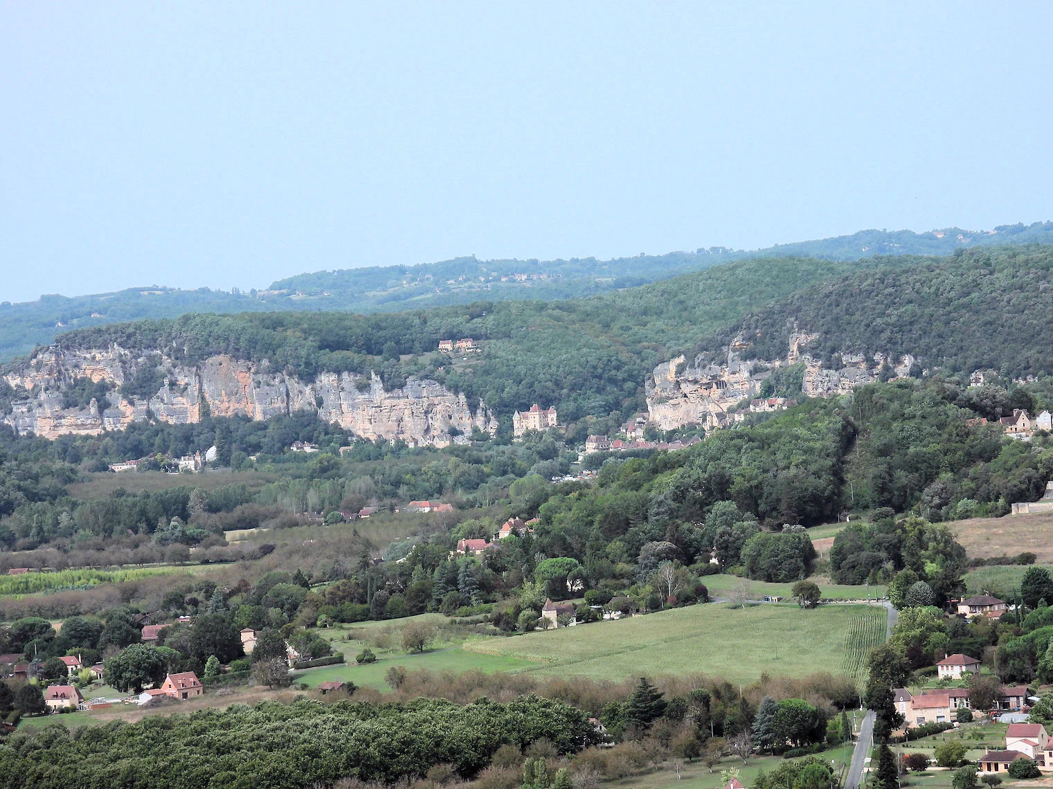 View North to Les Combes